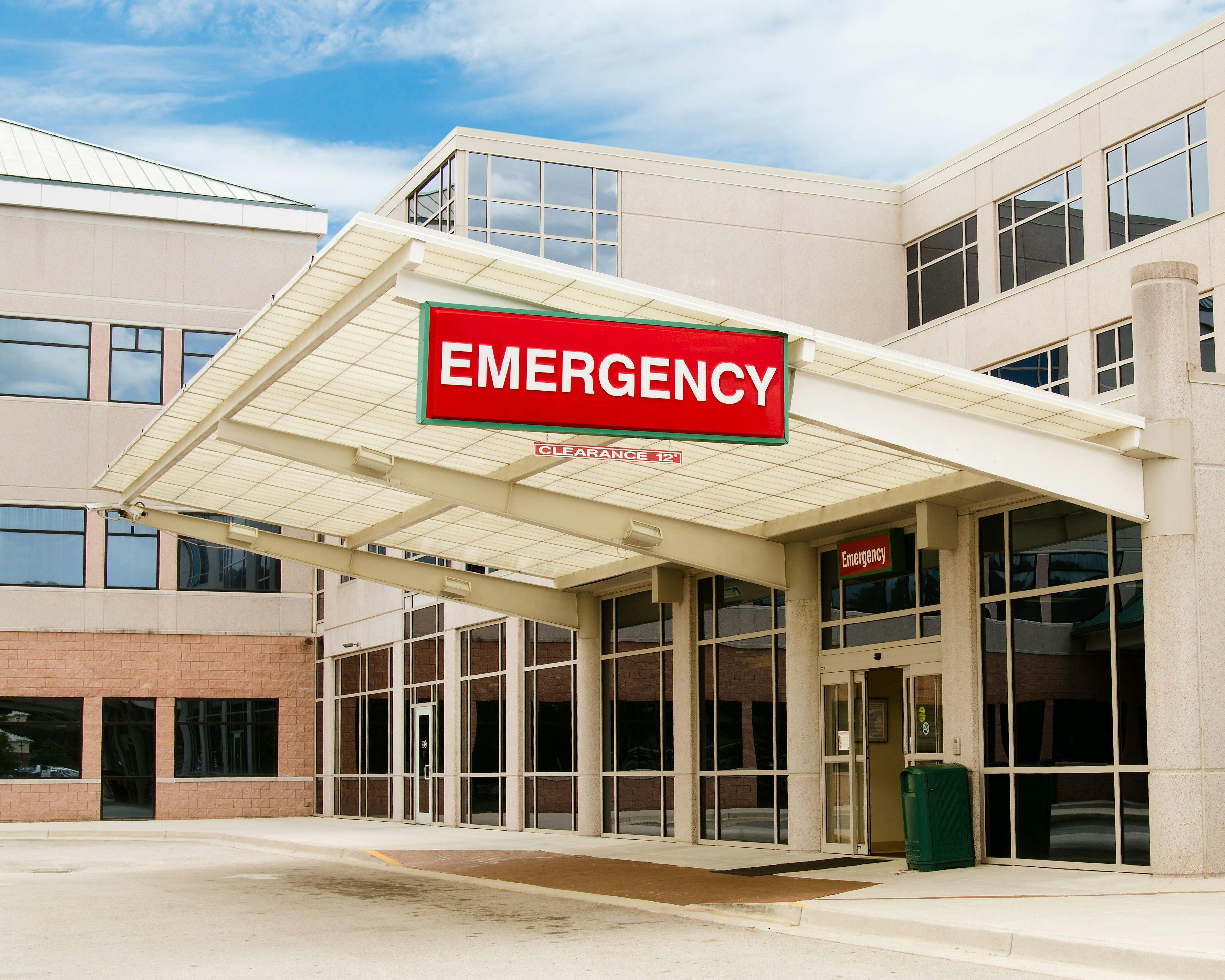 Entrance to emergency room at hospital | Image credit: Robert Hainer – stock.adobe.com