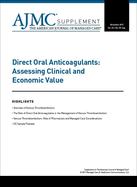 Direct Oral Anticoagulants: Assessing Clinical and  Economic Value