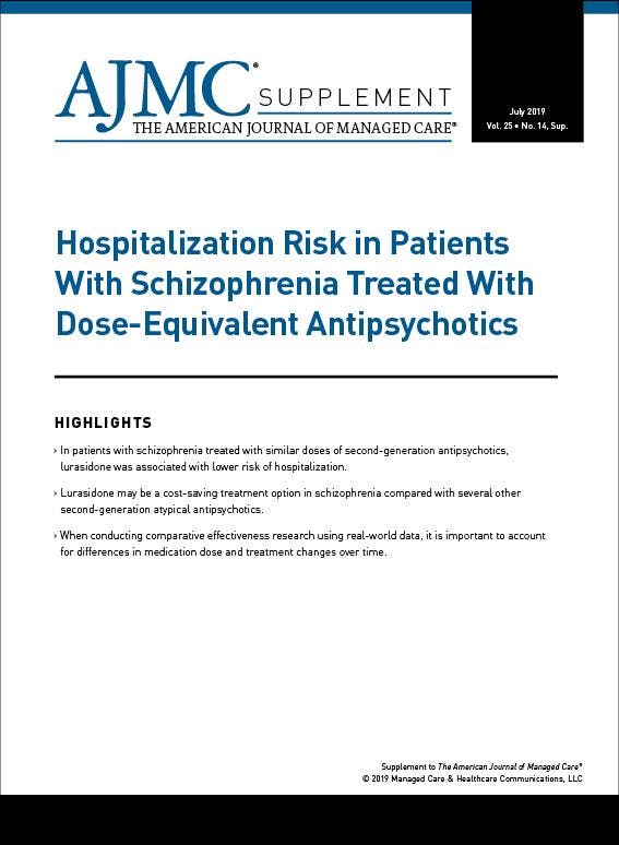 Hospitalization Risk in Patients with Schizophrenia Treated with Dose-equivalent Antipsychotics