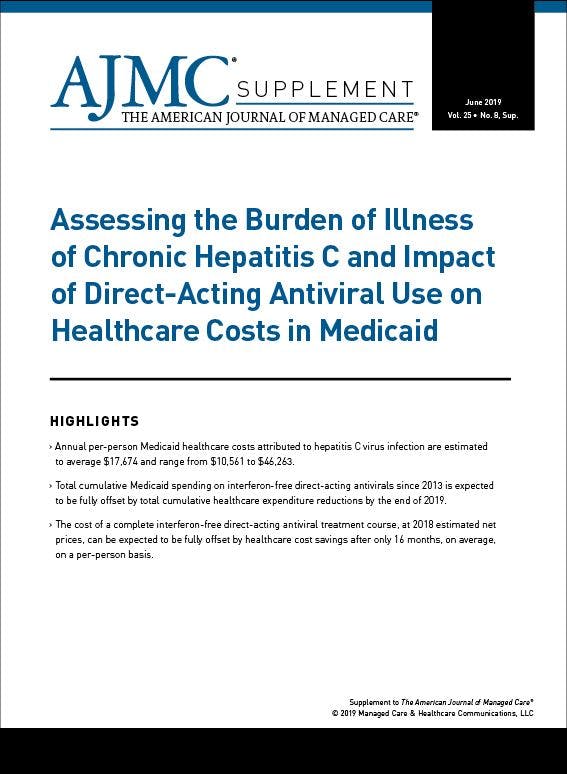 Assessing the Burden of Illness of Chronic Hepatitis C and Impact of Direct-Acting Antiviral Use on Healthcare Costs in Medicaid