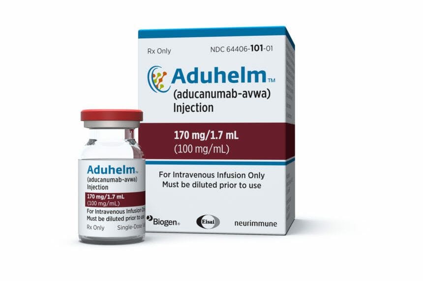 Aduhelm packaging | Image credit: Biogen