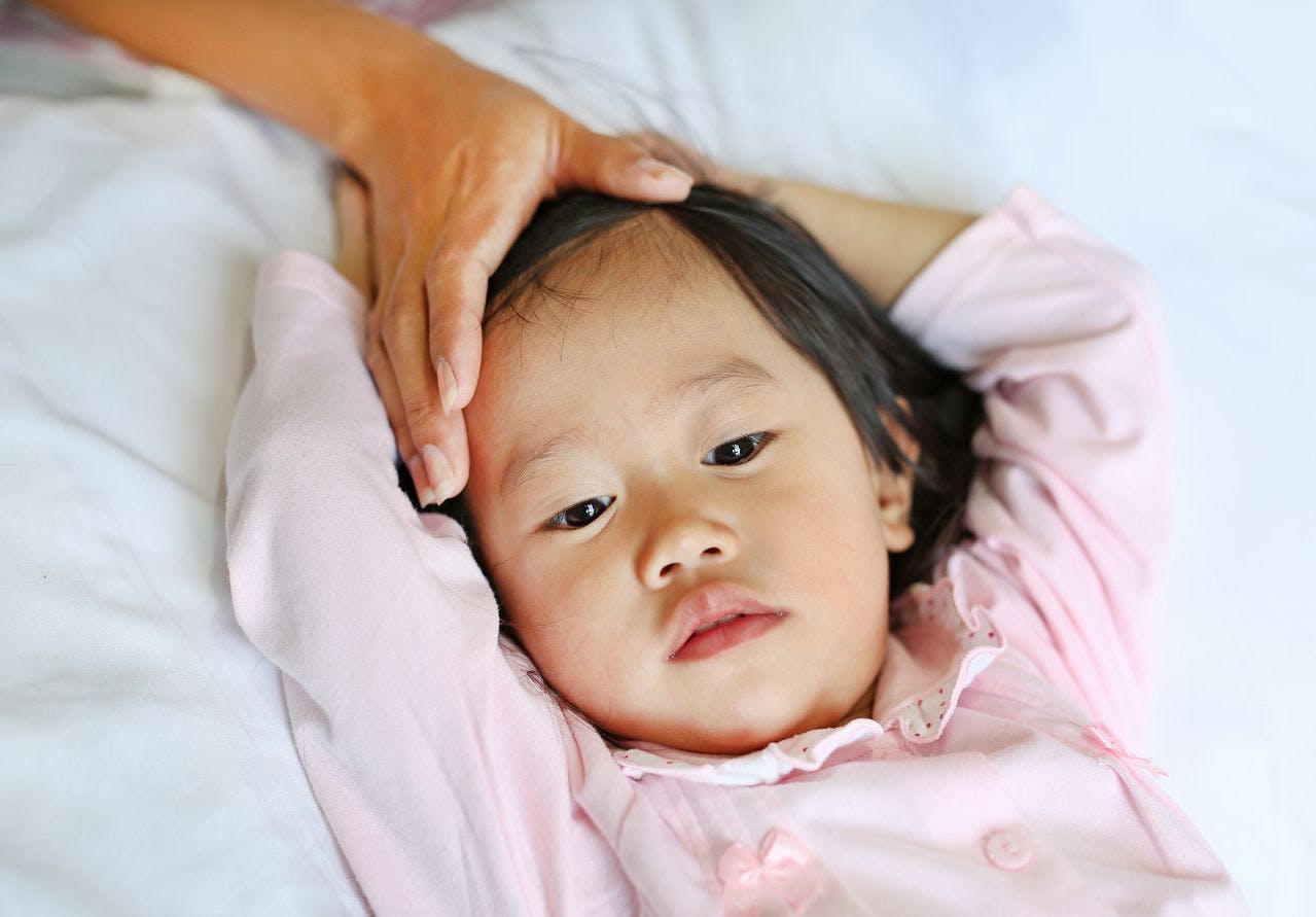 Pediatric Asian patient