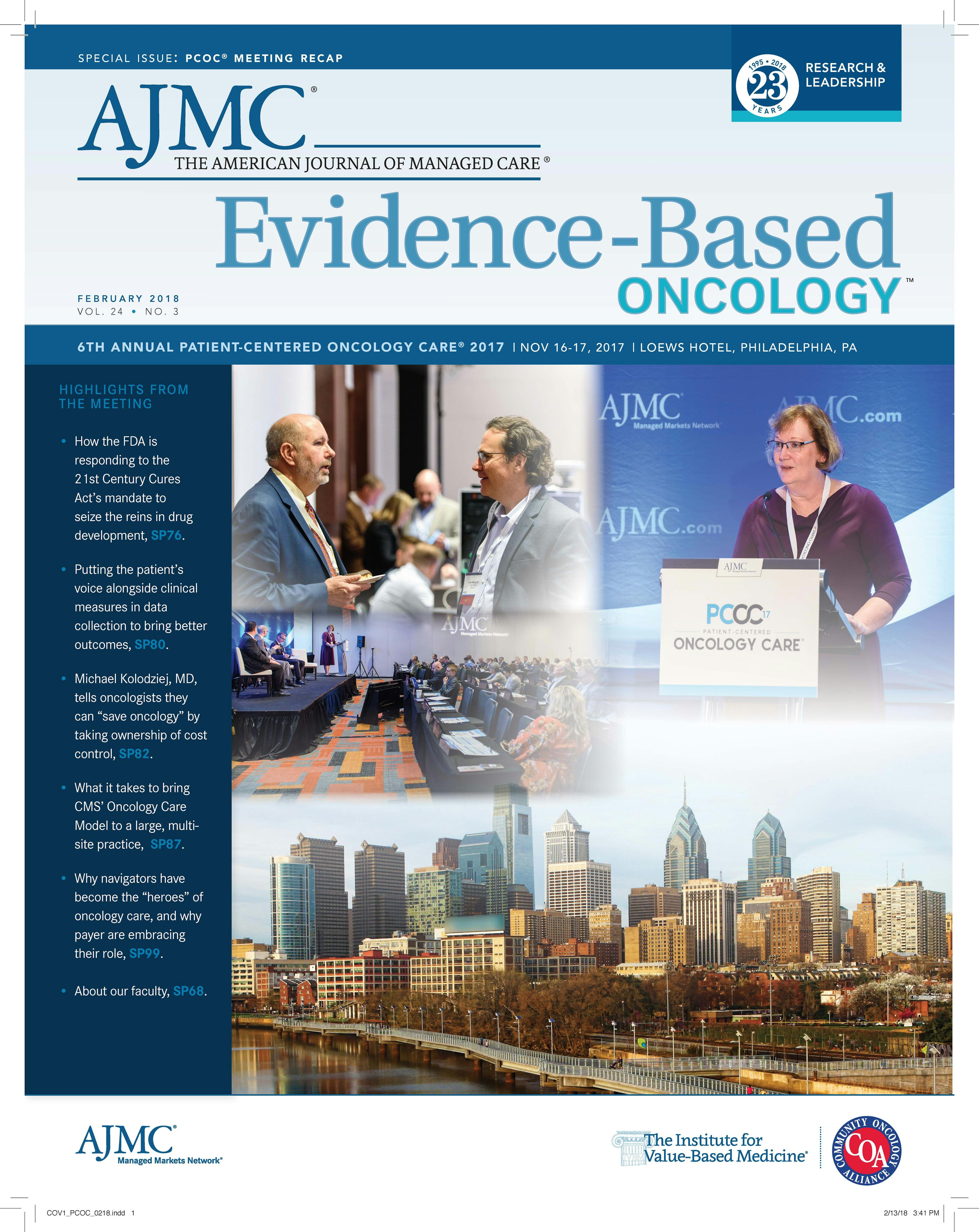 Patient Centered Oncology Care 2017