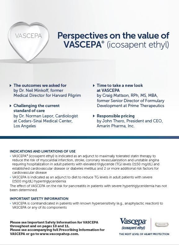 Perspectives on the Value of Icosapent Ethyl