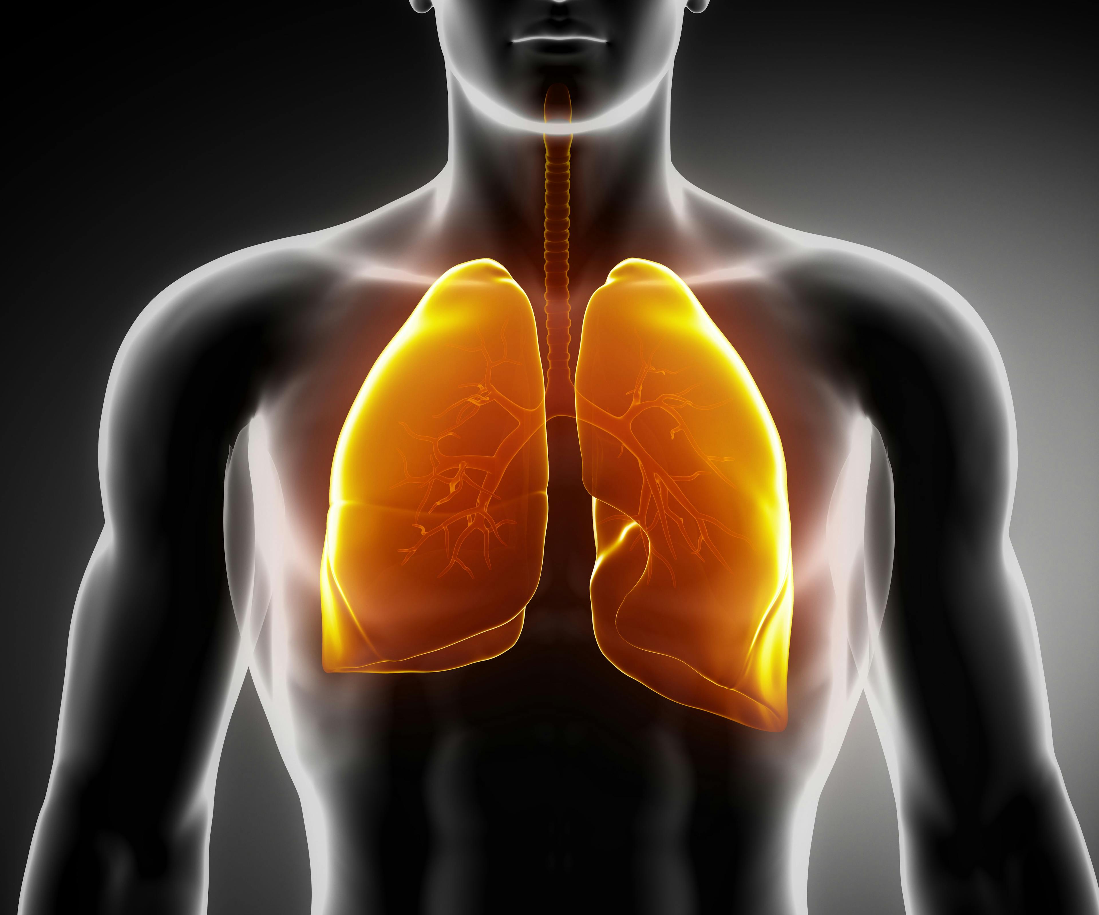 grey person with glowing orange lungs