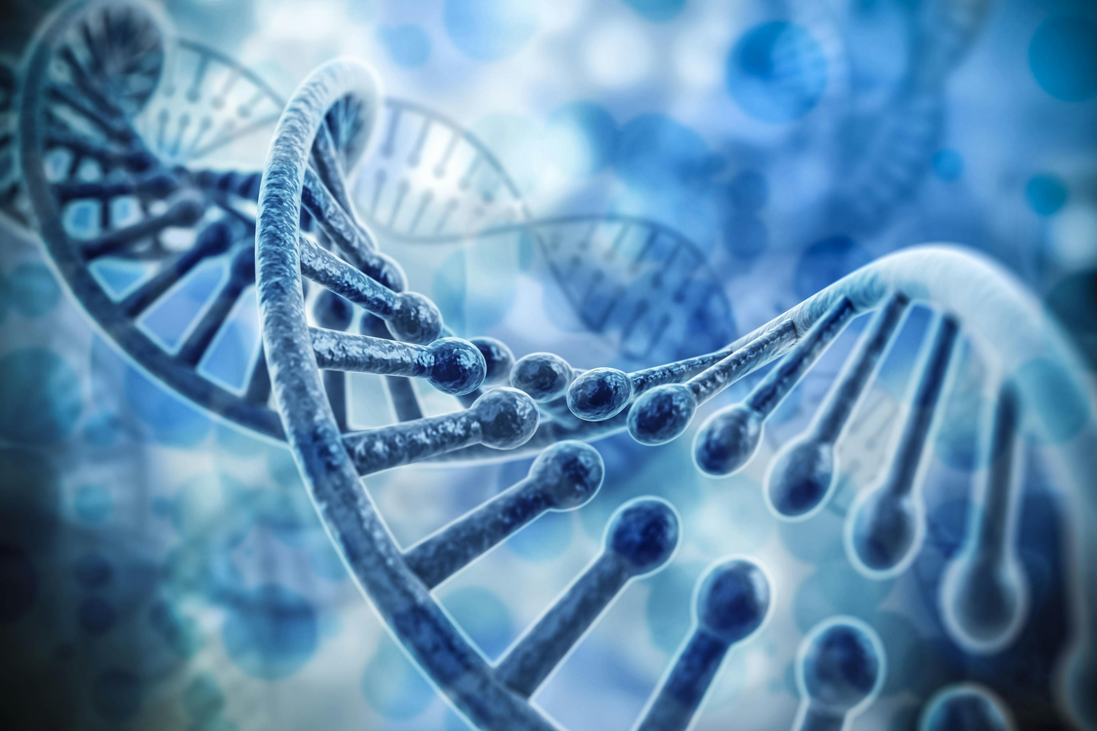 Rendering of DNA helix