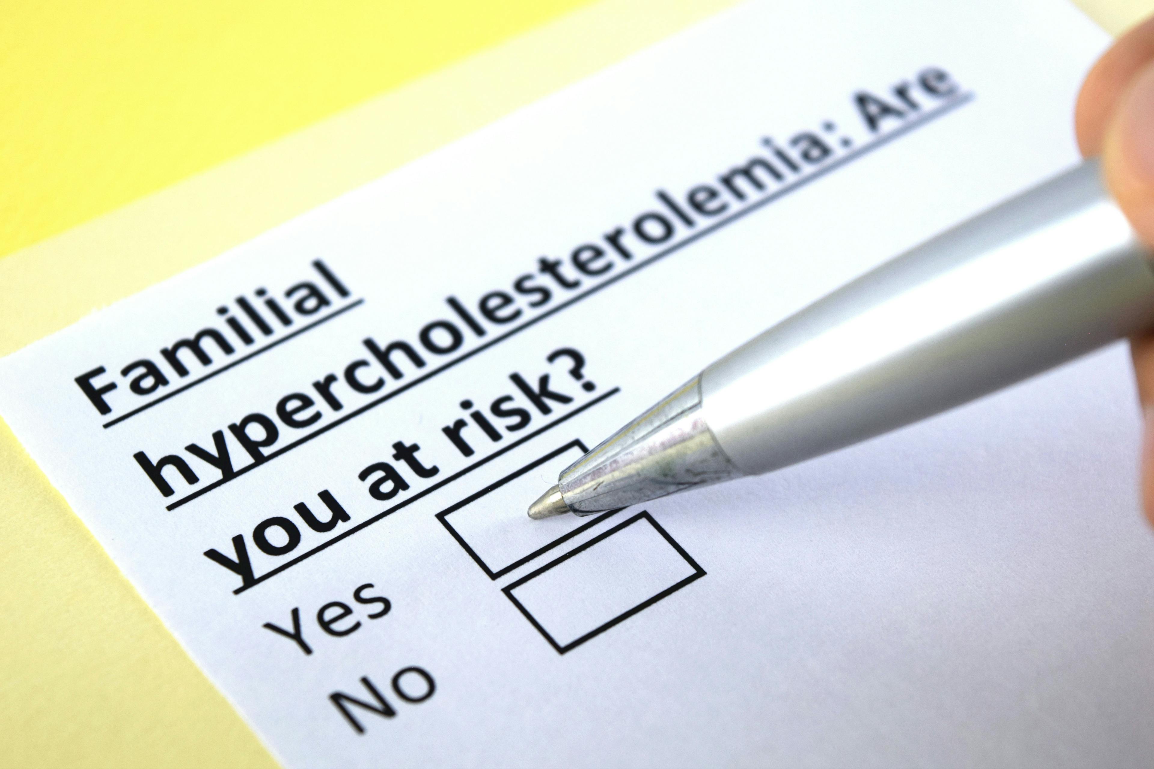 Familial hypercholesterolemia questionnaire | Image credit: Richelle – stock.adobe.com