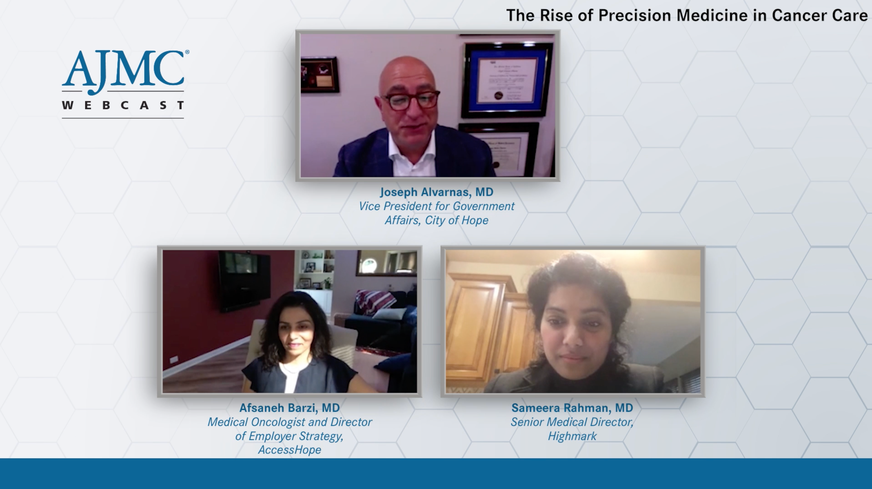 Oncology Value Coalition: Bringing Precision Medicine Solutions to the Cancer Journey, Part 1