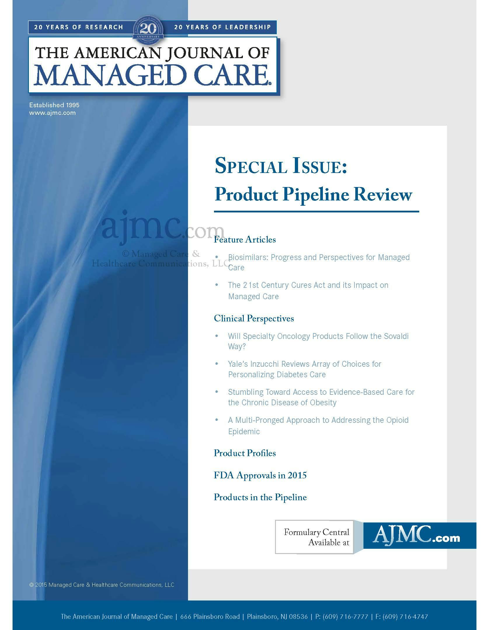Special Issue: Product Pipeline Review [December 2015]