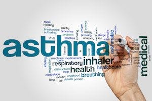 word cloud of asthma