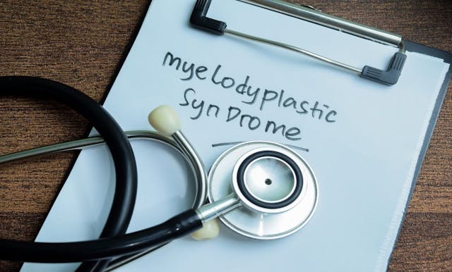 Myelodysplastic syndrome written on a clipboard | Image Credit:  syahrir - stock.adobe.com
