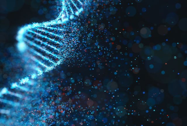 Colored Genetic Code DNA Molecule Structure | Image credit: ktsdesign - stock.adobe.com
