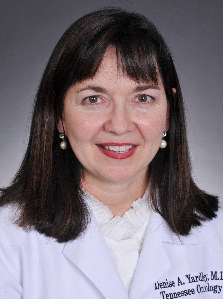 Denise A. Yardley, MD, of Tennessee Oncology