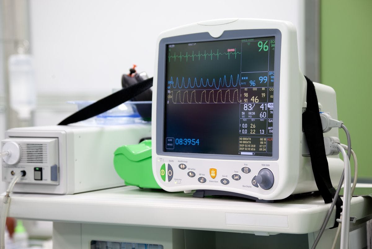 Image of a heart monitor