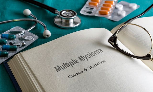 Open book on multiple myeloma | Image Credit: FelipeCaparros - stock.adobe.com.