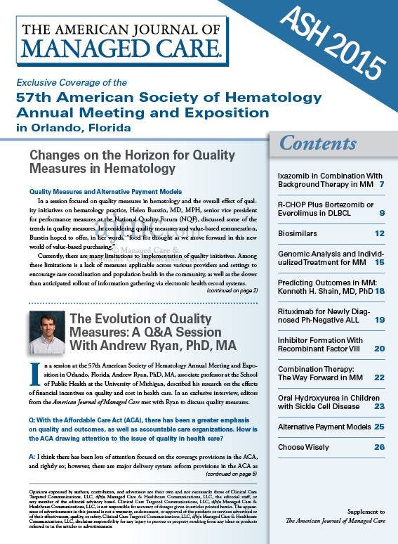 Exclusive Coverage of the 57th American Society of Hematology Annual Meeting and Exposition in Orlan