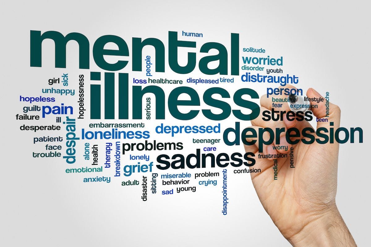 Mental illness word cloud: © ibreakstock - stock.adobe.com