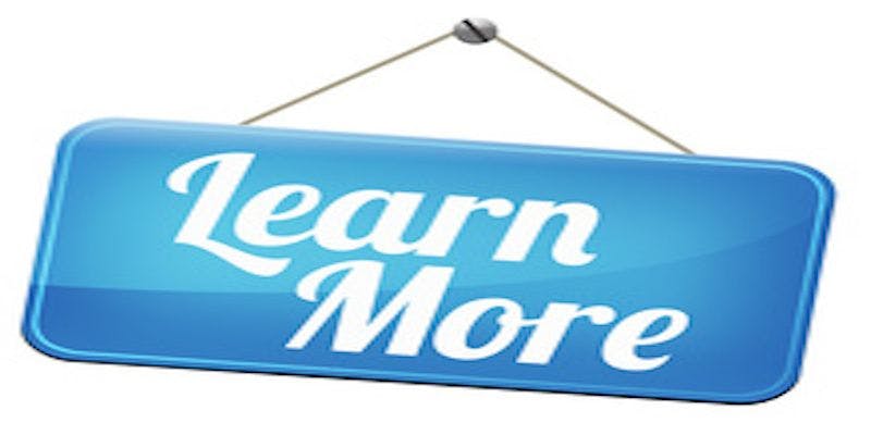 Image of words "Learn More"