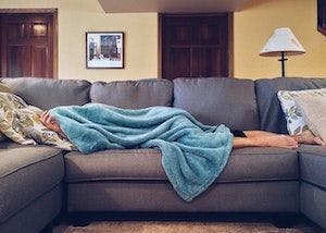 picture of sleeping person