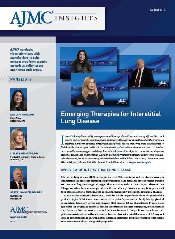 Emerging Therapies for Interstitial Lung Disease