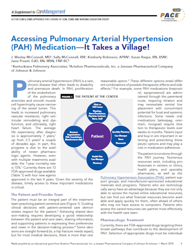Accessing Pulmonary Arterial Hypertension (PAH) Medication - It Takes a Village!