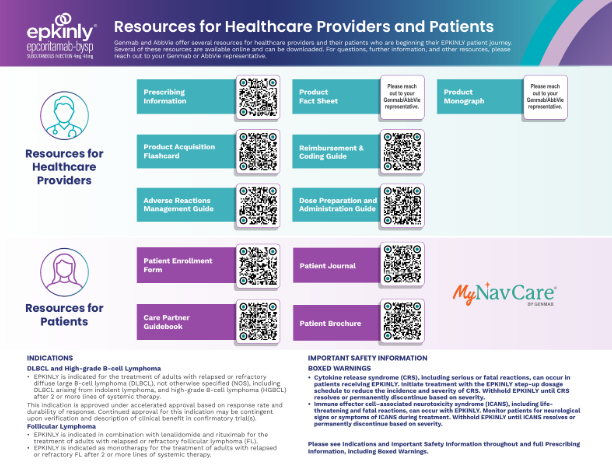 EPKINLY Formulary Kit Flashcard