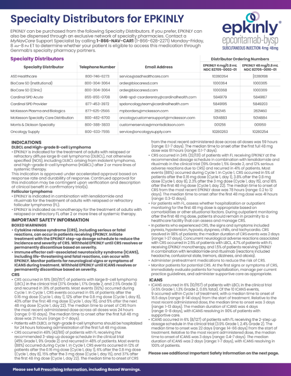 EPKINLY Product Acquisition Flashcard (US)