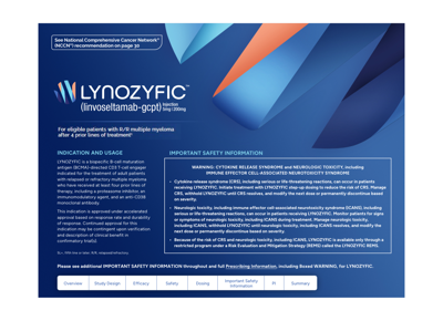LYNOZYFIC Clinical Brochure