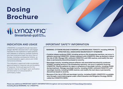LYNOZYFIC Dosing Brochure