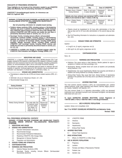 LYNOZYFIC Prescribing Information