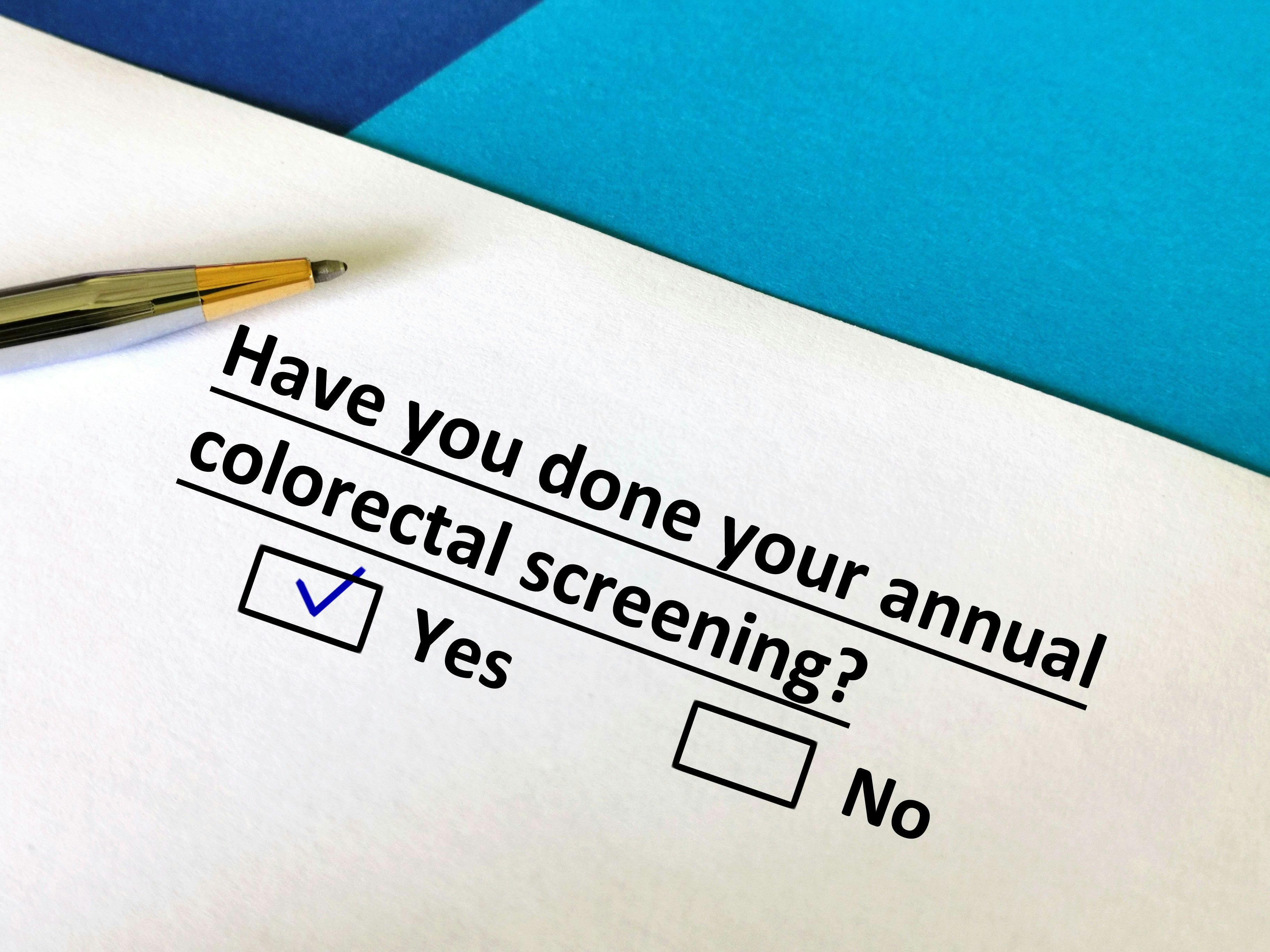 Colorectal screening questionnaire | Image credit: Richelle - stock.adobe.com