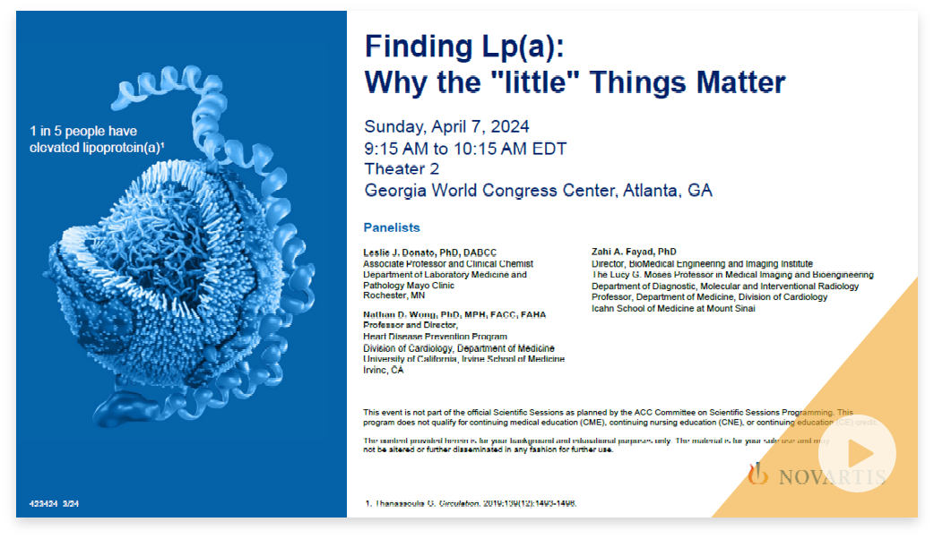 Finding Lp(a): Why the 'little' Things Matter